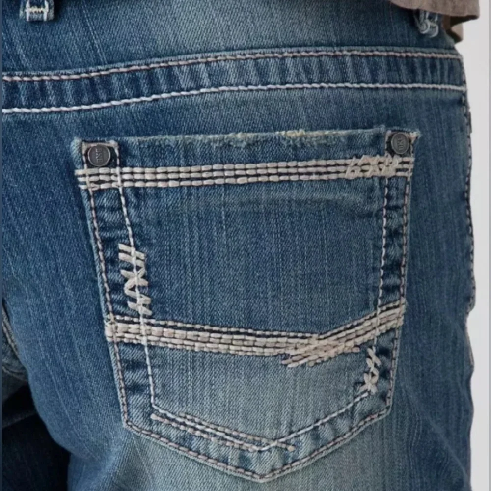 Women’s BKE Buckle Blue Jean Denim Culture Short Stretch Shorts Lemmon EUC 33 - Picture 16 of 16